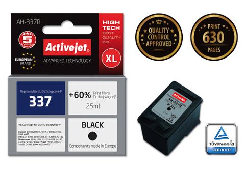 Activejet AH-337R ink (replacement for HP 337 C9364EE; Premium; 25 ml; black)