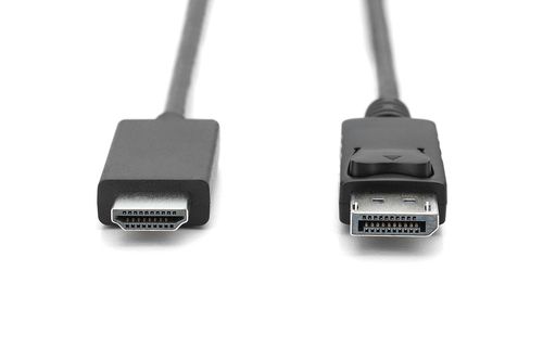 Digitus DisplayPort Adapter Cable, DP - HDMI type A