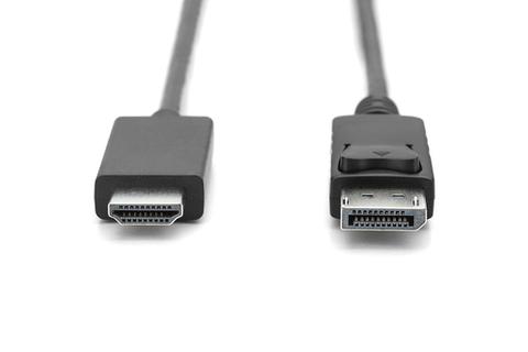 Digitus DisplayPort Adapter Cable, DP - HDMI type A