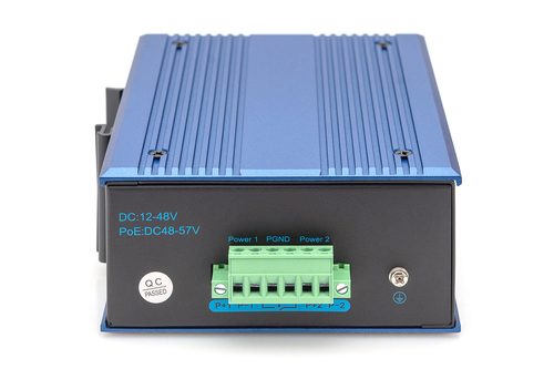 8 Port Gigabit Ethernet Network PoE Switch, Industrial, Unmanaged