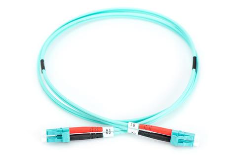 Fiber Optic Multimode Patch Cord, OM 3, LC / LC
