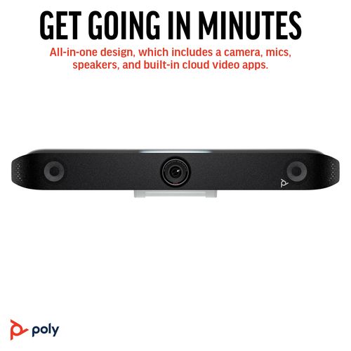 HP Poly Studio X52 All-In-One Video Bar