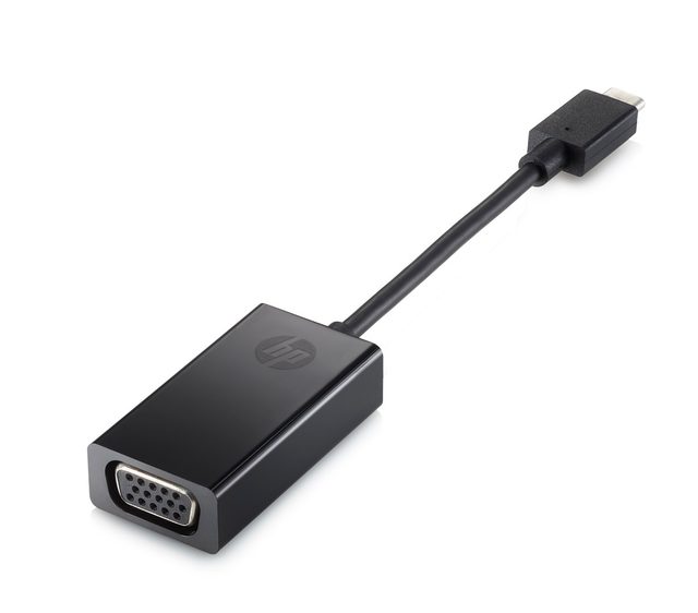 HP USB-C to VGA Adapter Black