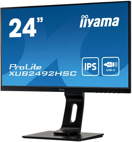 iiyama ProLite XUB2492HSC-B1-STD computer monitor 60.5 cm (23.8") 1920 x 1080 pixels Full HD LCD Black