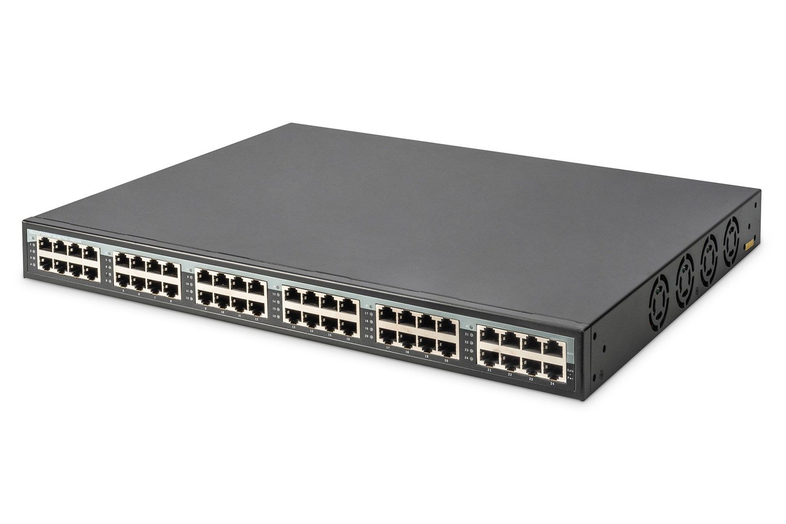 Digitus 24 Port 10G Ethernet PoE+ Injector, 802.3at, 370 W