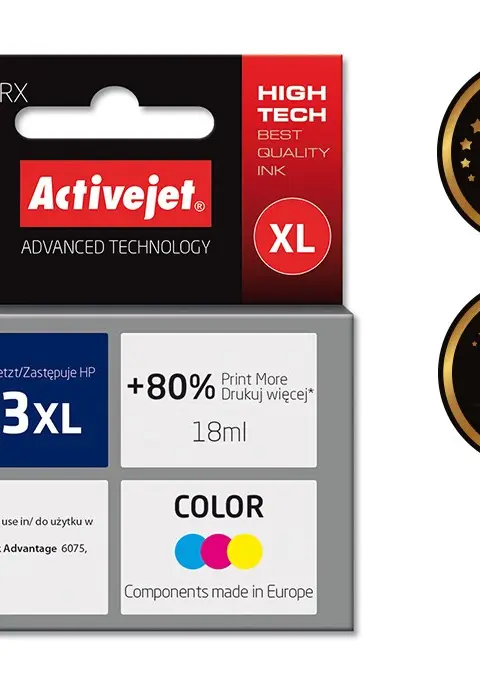 Activejet AH-653CRX ink (replacement for HP 652 F6V24AE; Premium; 320 pages; color)