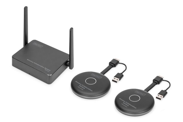 Digitus Wireless Collaboration System HDMI - 2 TX, 1 RX