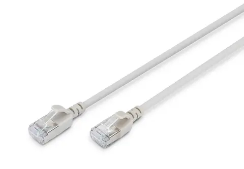 Digitus CAT 6A F-FTP Slim patch cord, 0.5m, gray