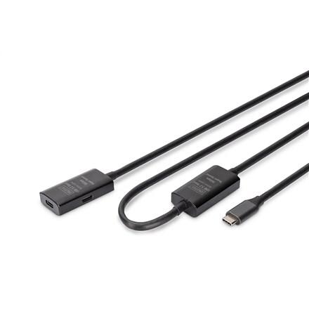 Digitus Active USB 3.2 Gen1 5G extension cable, USB-C - USB-C, 10m