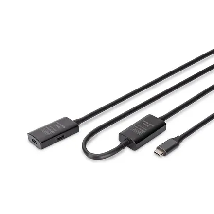 Digitus Active USB 3.2 Gen1 5G extension cable, USB-C - USB-C, 10m