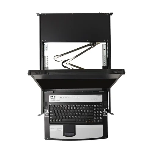 Tripp Lite B030-DP08-17D 8-Port NetDirector DisplayPort KVM Switch Console with 17 in. LCD, Dual Rail, 1U Rack-Mount