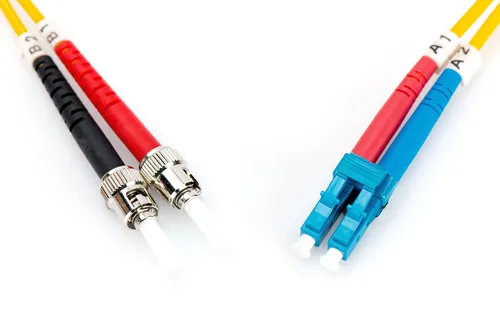 Fiber Optic Singlemode Patch Cord, LC / ST