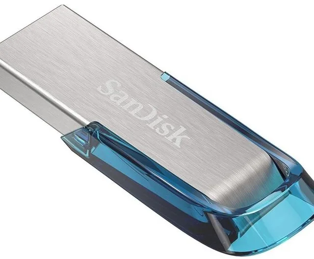 SanDisk Ultra Flair USB flash drive 32 GB USB Type-A 3.2 Gen 1 (3.1 Gen 1) Blue, Silver