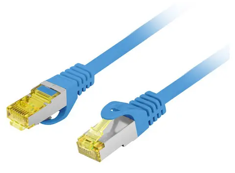 Lanberg PCF6A-10CU-0200-B networking cable Blue 2 m Cat6a S/FTP (S-STP)