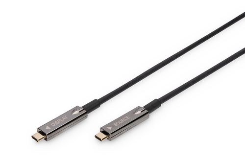 Digitus USB-C - USB-C AOC AV cable, UHD 4K / 60 Hz, 10m