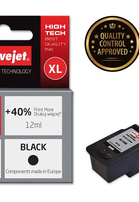 Activejet AC-510R ink (replacement for Canon PG-510; Premium; 12 ml; black)