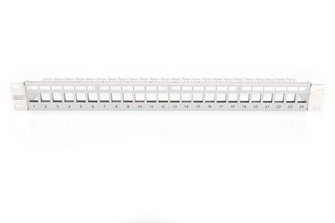 Digitus Modular Patch Panel for Keystone Jack 1U Rack Mount - Unloaded