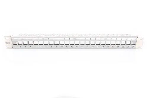 Digitus Modular Patch Panel for Keystone Jack 1U Rack Mount - Unloaded