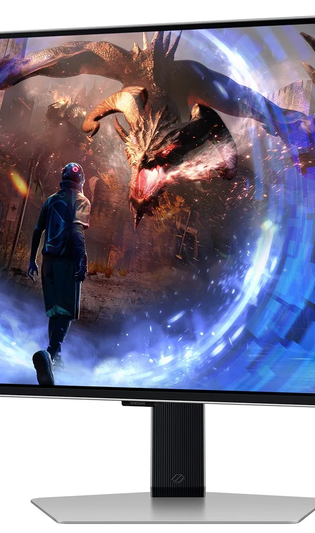 Samsung G60SD computer monitor 68.6 cm (27") 2560 x 1440 pixels Quad HD OLED Silver