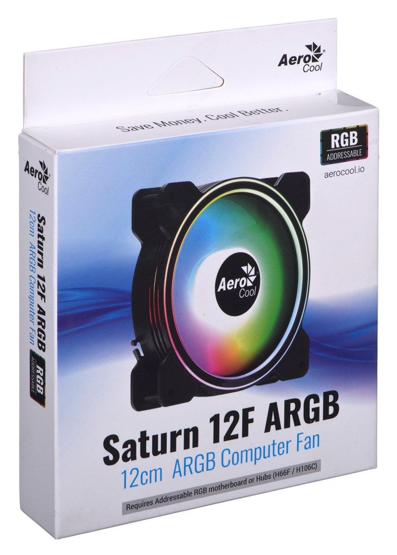 AEROCOOL PGS SATURN 12F ARGB 6P Fan (120mm)