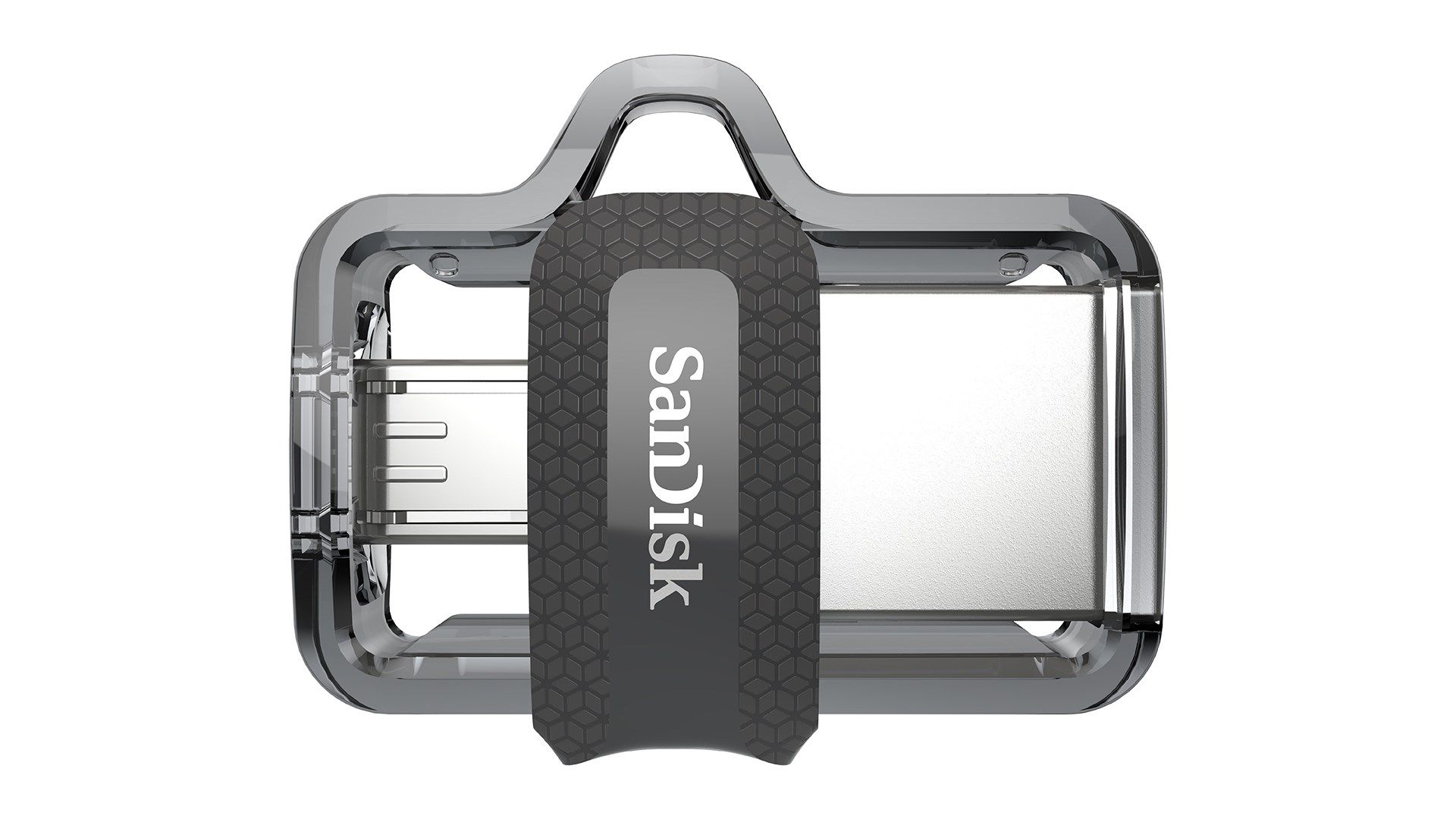 SanDisk Ultra Dual m3.0 USB flash drive 256 GB USB Type-A / Micro-USB 3.2 Gen 1 (3.1 Gen 1) Black, Silver, Transparent