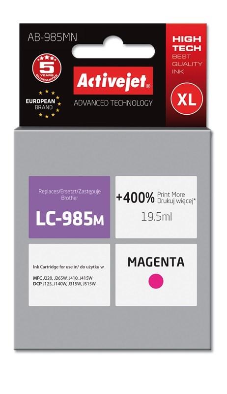 Activejet AB-985MN ink (replacement for Brother LC985M; Supreme; 19.5 ml; magenta)
