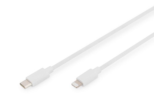Digitus USB-C - Lightning data/charging cable, MFI certified, 2m