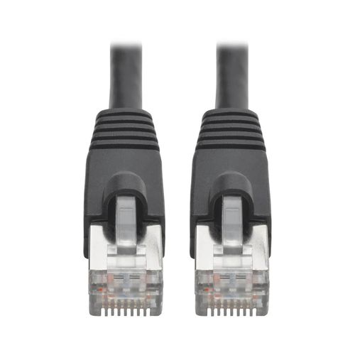 Tripp Lite N262-005-BK Cat6a 10G Snagless Shielded STP Ethernet Cable (RJ45 M/M), PoE, Black, 5 ft. (1.52 m)