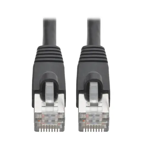 Tripp Lite N262-005-BK Cat6a 10G Snagless Shielded STP Ethernet Cable (RJ45 M/M), PoE, Black, 5 ft. (1.52 m)