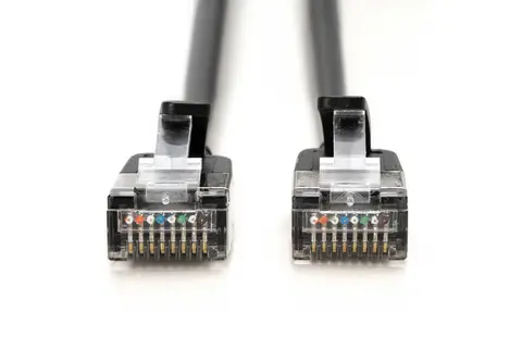 Digitus CAT 6A F-FTP Slim patch cord, 2m, black