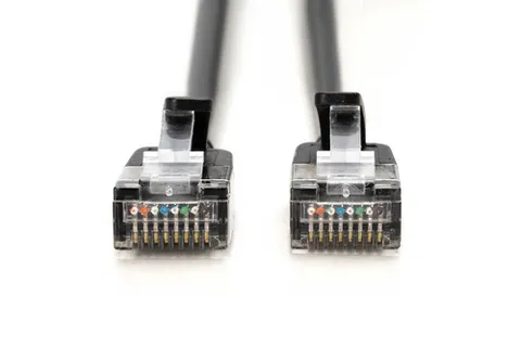 Digitus CAT 6A F-FTP Slim patch cord, 2m, black