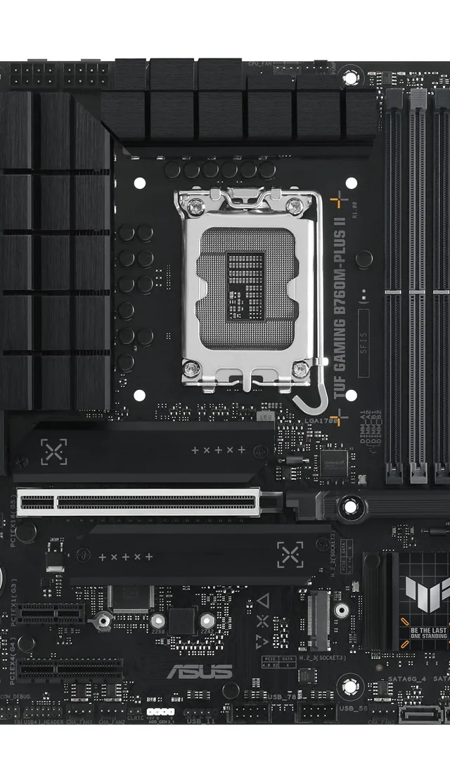 ASUS TUF GAMING B760M-PLUS II Intel B760 LGA 1700 micro ATX