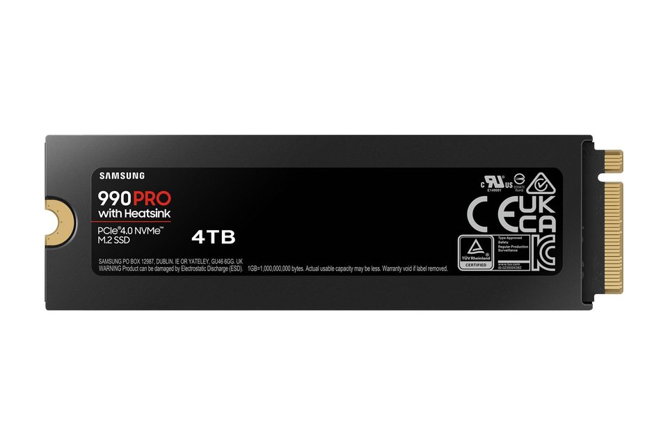 Samsung 990 Pro 4 TB M.2 PCI Express 4.0 NVMe V-NAND TLC