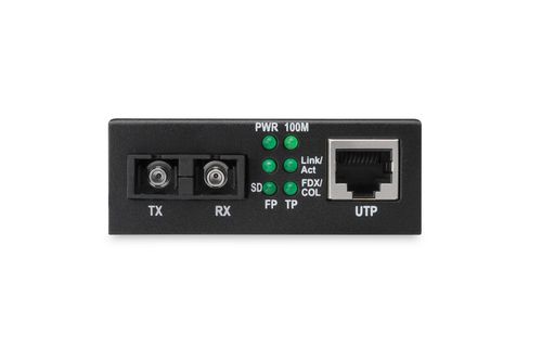 Digitus Fast Ethernet Media Converter, RJ45 / SC