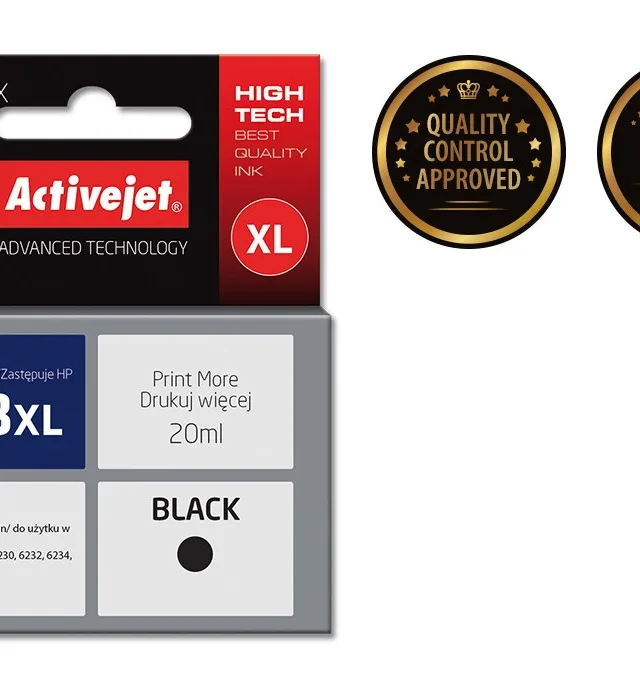 Activejet AH-9303BRX ink (replacement for HP 303XL T6N04AE; Premium; 20 ml; black)