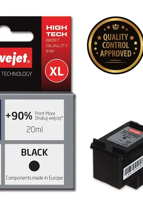 Activejet AH-302BRX ink (replacement for HP 302XL F6U68AE; Premium; 20 ml; black)
