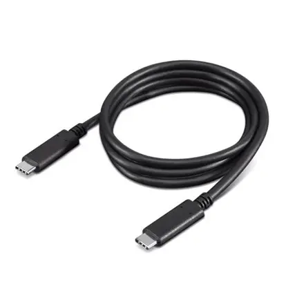 Lenovo 4X90U90619 USB cable USB 3.2 Gen 2 (3.1 Gen 2) 1 m USB C 10 Gbit/s 100 W Black