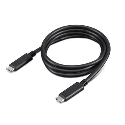 Lenovo 4X90U90619 USB cable USB 3.2 Gen 2 (3.1 Gen 2) 1 m USB C 10 Gbit/s 100 W Black