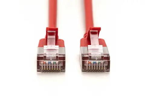 Digitus CAT 6A F-FTP Slim patch cord, 2m, red