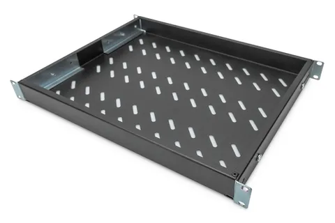 Digitus Shelf with Variable Rails for Fixed Mounting in 483 mm (19") Cabinets