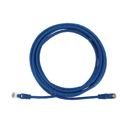 Tripp Lite N262-S15-BL Cat6a 10G Snagless Shielded Slim STP Ethernet Cable (RJ45 M/M), PoE, Blue, 15 ft. (4.6 m)