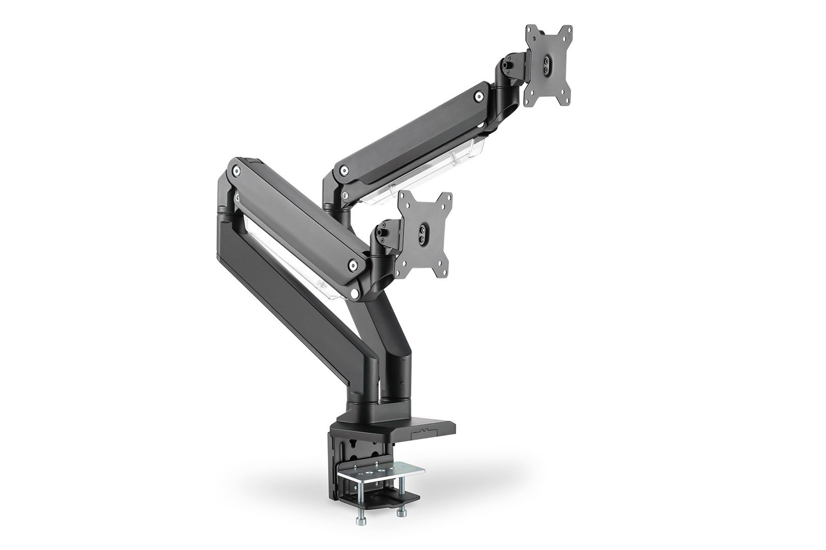 Digitus Dual Monitor Mount - Up to 2x 35-inch - Black