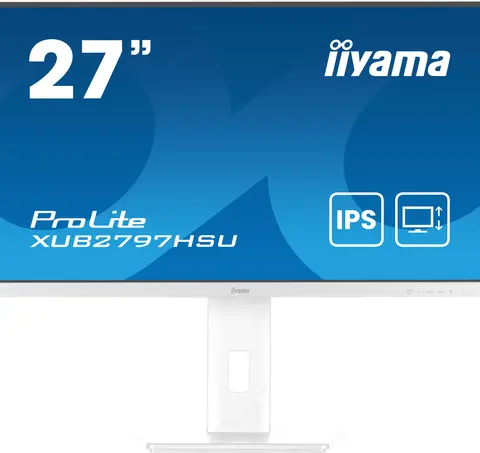 iiyama ProLite XUB2797HSU-W2 computer monitor 68.6 cm (27") 1920 x 1080 pixels Full HD LED White