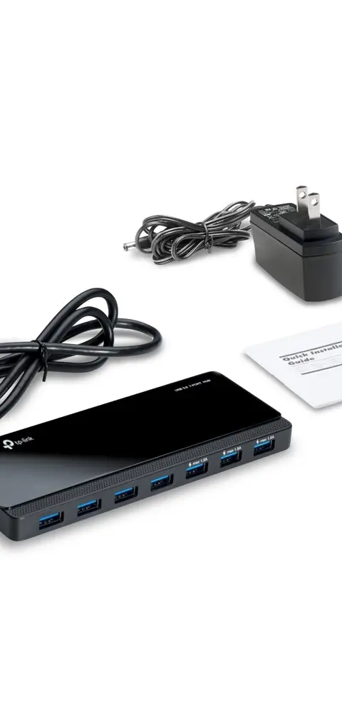 TP-Link UH700 USB 3.2 Gen 1 (3.1 Gen 1) Micro-B 5000 Mbit/s Black