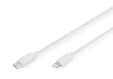Digitus USB-C - Lightning data/charging cable, MFI certified, 1m