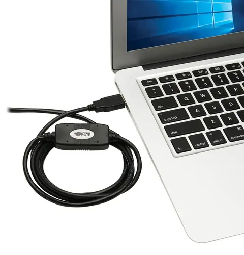 Tripp Lite U009-006-RJ45-X USB-A to RJ45 Rollover Console Cable (M/M) - Cisco Compatible, 250 Kbps, 6 ft. (1.83 m), Black