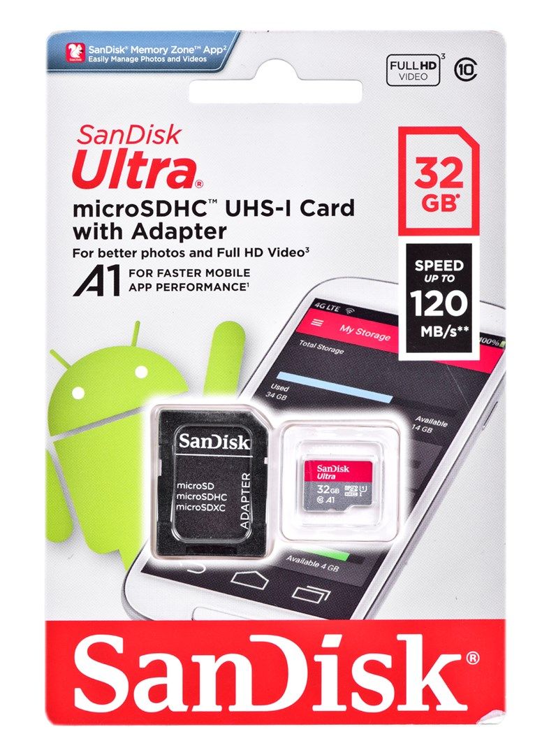 SanDisk Ultra 32 GB MicroSDHC Class 10