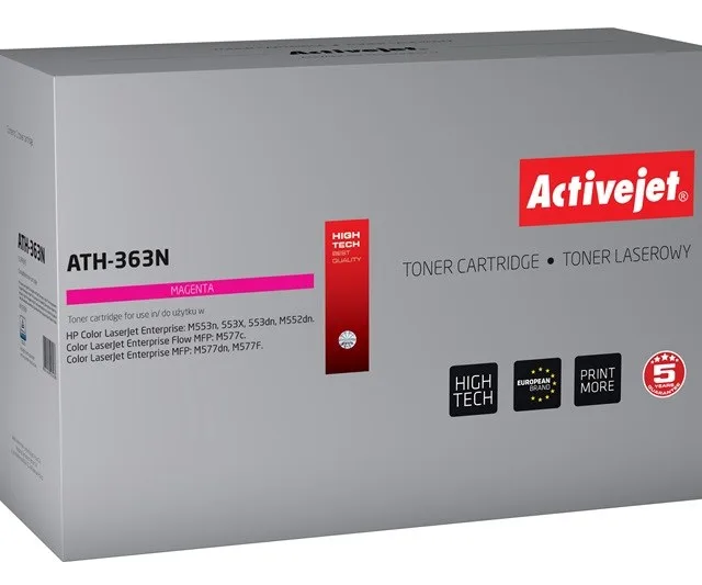 Activejet ATH-363N toner (replacement for HP 508A CF363A; Supreme; 5000 pages; magenta)