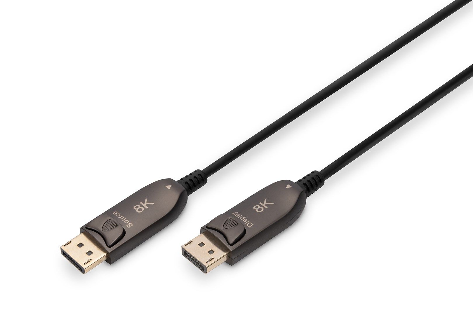 Digitus DisplayPort AOC Hybrid Fiber Optic Cable, UHD 8K, 15 m