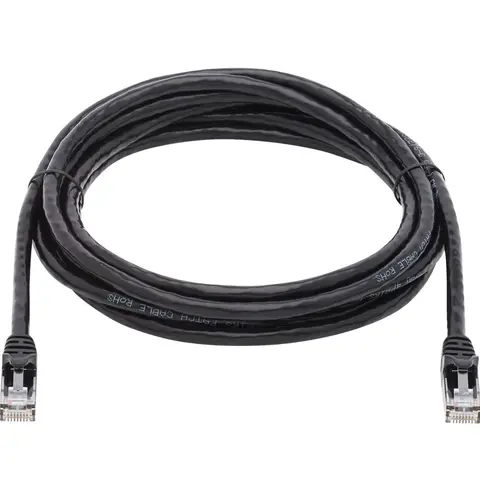 Tripp Lite N261-010-BK Cat6a 10G Snagless UTP Ethernet Cable (RJ45 M/M), Black, 10 ft. (3.05 m)